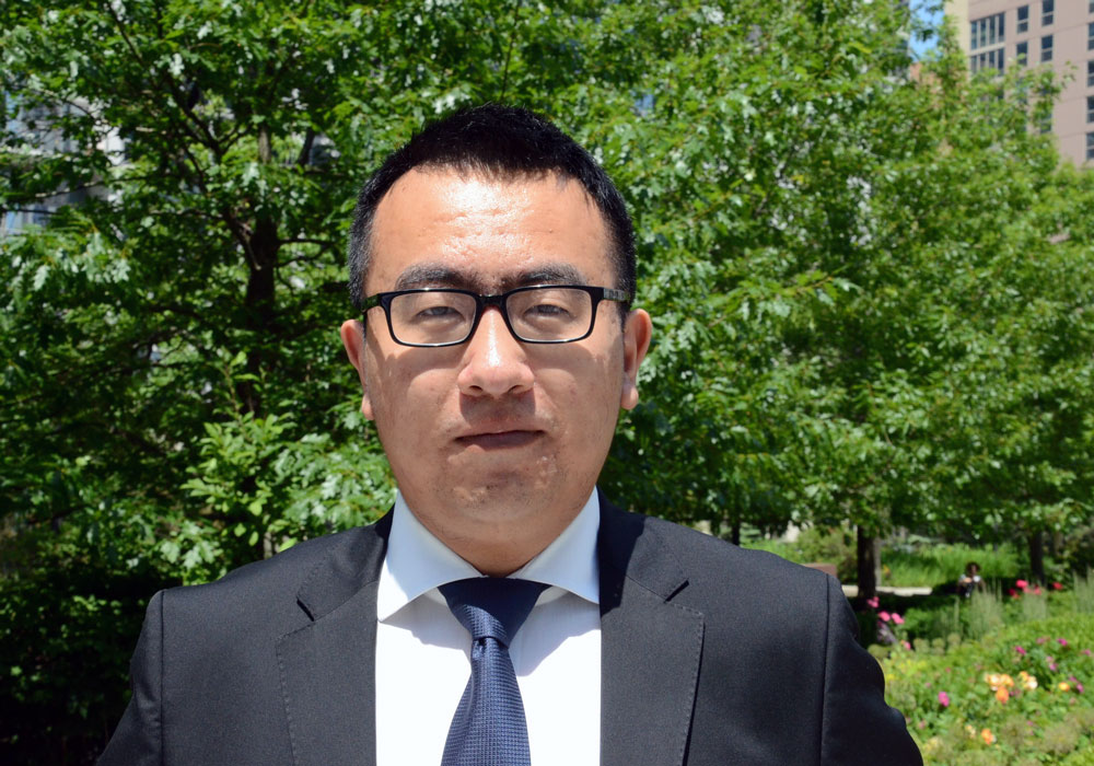 Man standing outdoors