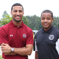Steven Gantt, left, and Bryant White