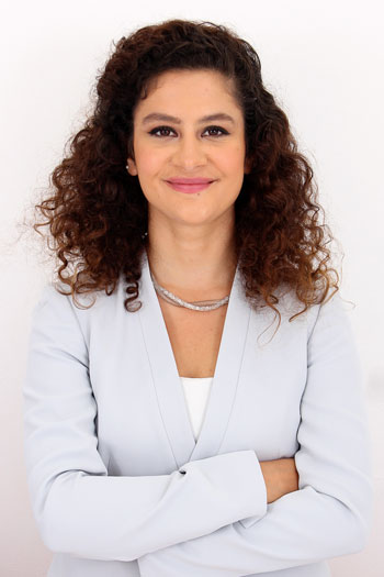 Reem Deeb smiles for the camera