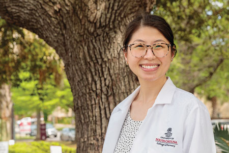 Karen Thao smiles for the camera