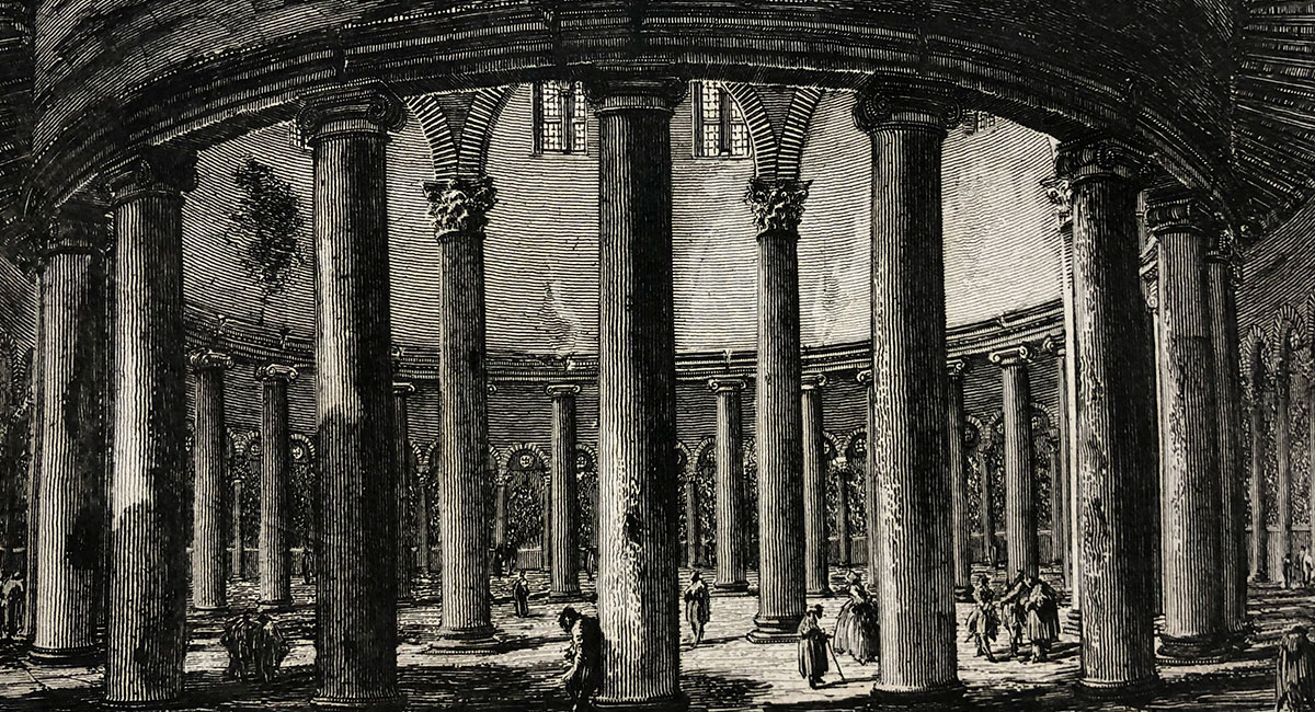 piranesi drawing of a rotunda