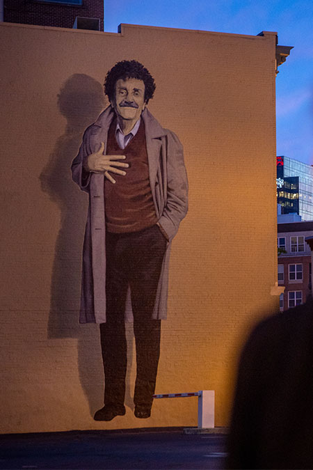 mural of Kurt Vonnegut