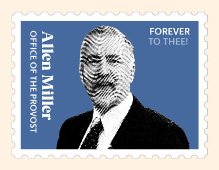 Allen Miller postage stamp