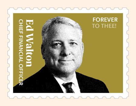 Ed Walton postage stamp