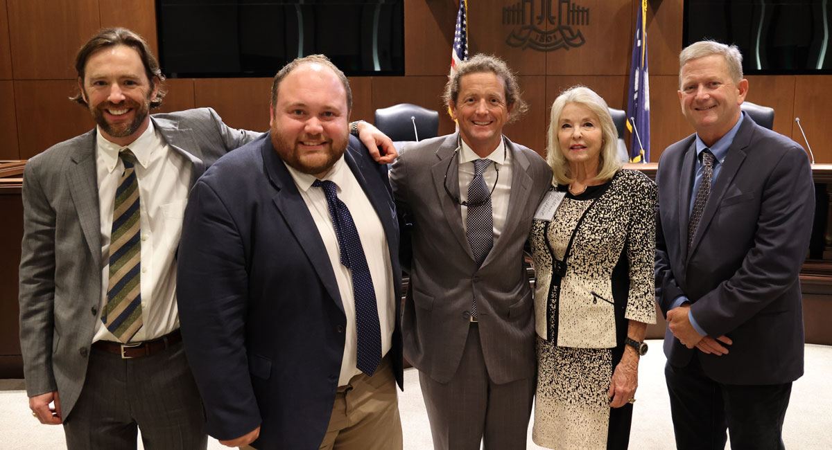 Pulitzer Prize-winning alumni Josh Dawsey and Win McNamee presented the 2022 Buchheit Family Lecture.