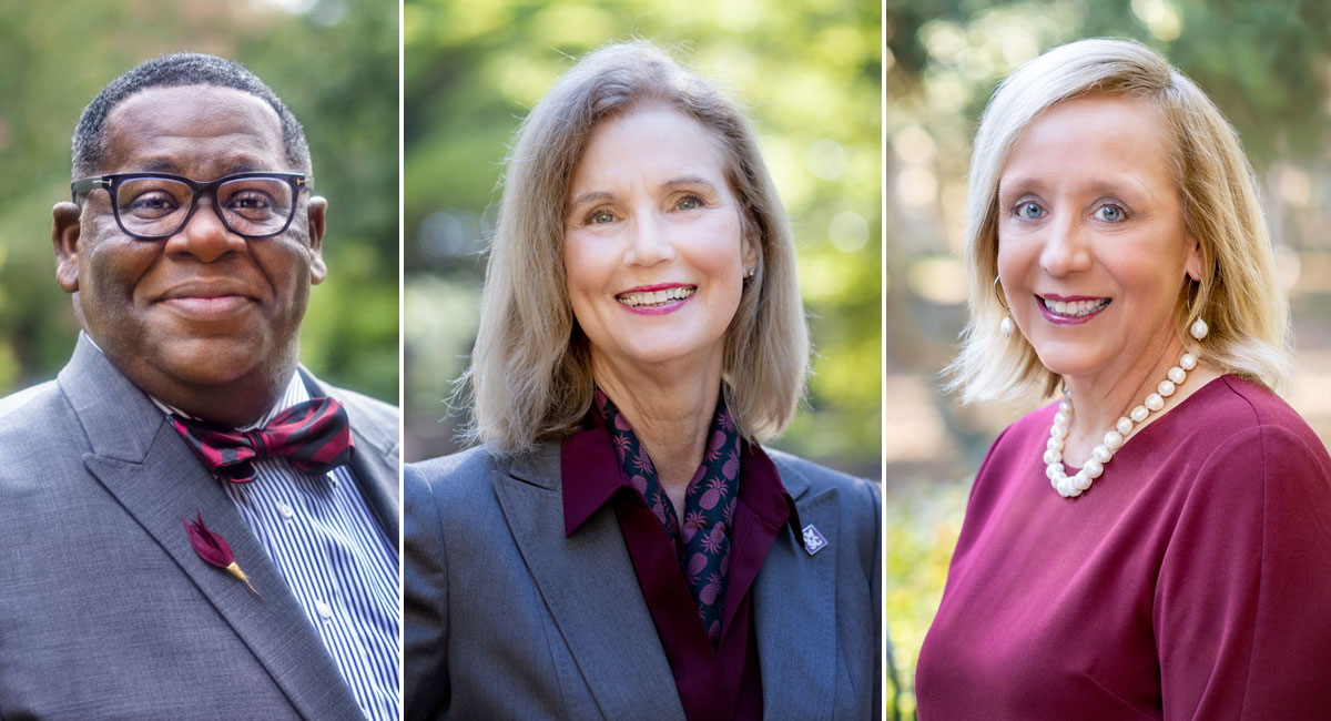 Rex Tolliver, Donna Arnett and Michelle Dodenhoff