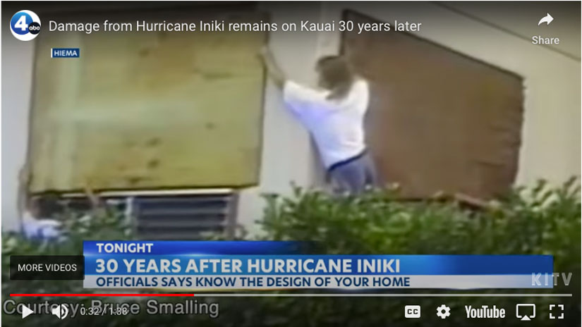 Hawaii has weathered other major disasters, including Hurricane Iniki, which devastated the island of Kauai in September 1992.