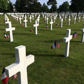 American cemetery in Normandy