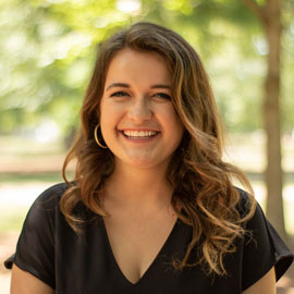A close up headshot of Whitney Garland, a junior social work major at UofSC.