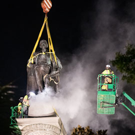 John C. Calhoun statue is removed in Charleston, South Carolina
