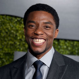 Actor Chadwick Boseman at the GQ Men of the Year party  in  2015.