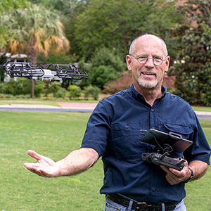 Van Kornegay with drone