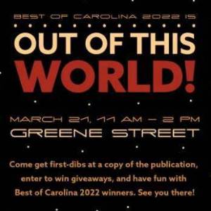 poster advertising best of Carolina launch