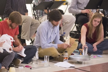students in a experimental music class