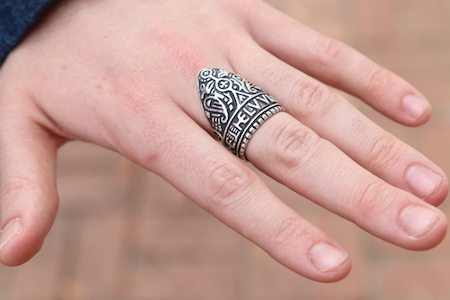 A ring Kendall Hansen designed