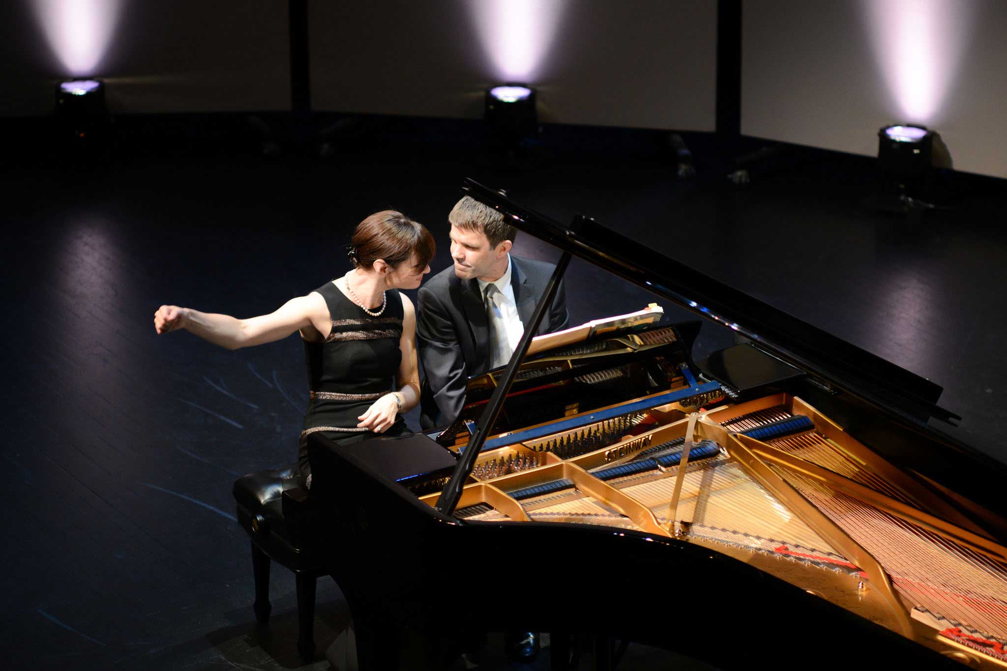 Marina Lomazov and Joseph Rackers will perform during the Piano Extravaganza