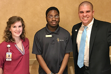 Tori with Vernon and Len