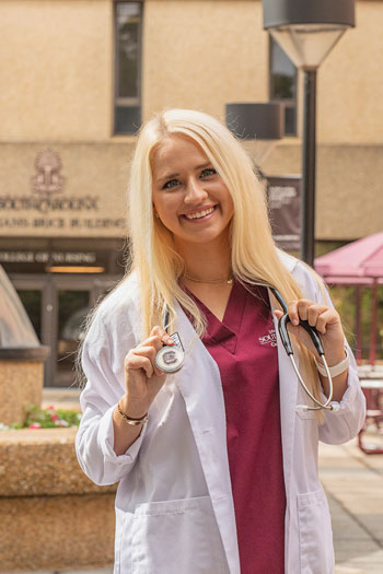 self-portrait of senior Shelby Leya