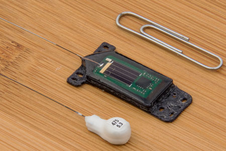 photo of a transmitter used to track birds