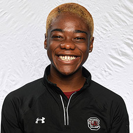 Wadeline Jonathas smiles at the camera