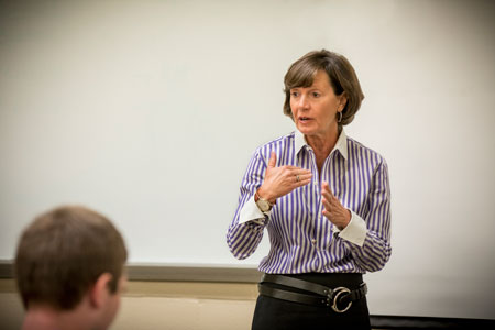 Susan O'Malley in HRSM classroom