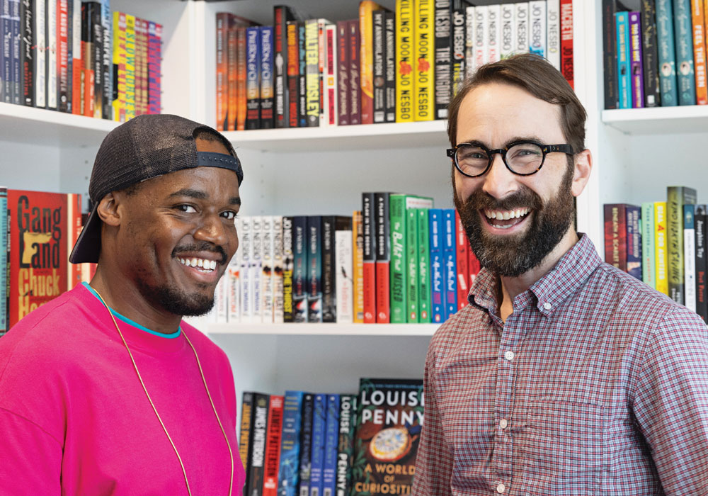 Clint Wallace and Jared Johnson, two of the owners of All Good Books