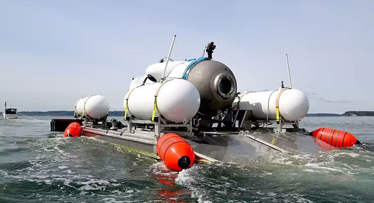 The Titan submersible utilized new materials and designs not common in other submarines.Ocean Gate/Handout/Anadolu Agency via Getty Images
