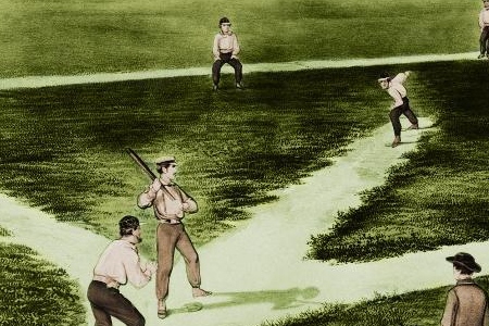 19th century baseball game