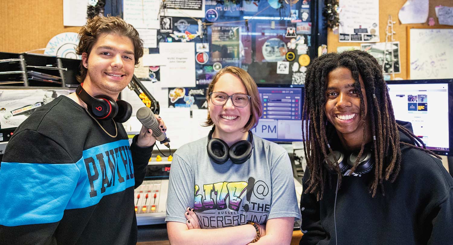 Luca Albaran, Brianna Hale and Aaron Jacobs