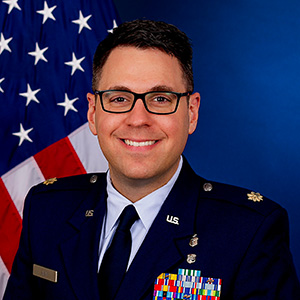 Headshot of a man in military dress