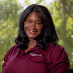 Portrait of Syreeta Cox, for USC Parking and Transportation Services.